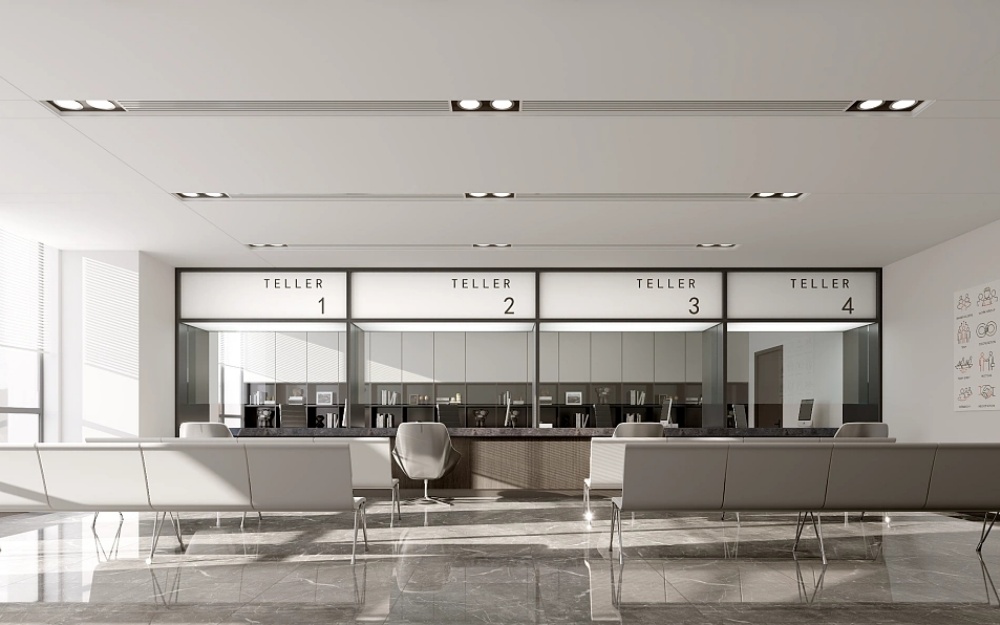 現(xiàn)代黑白灰簡約辦公室裝修設(shè)計